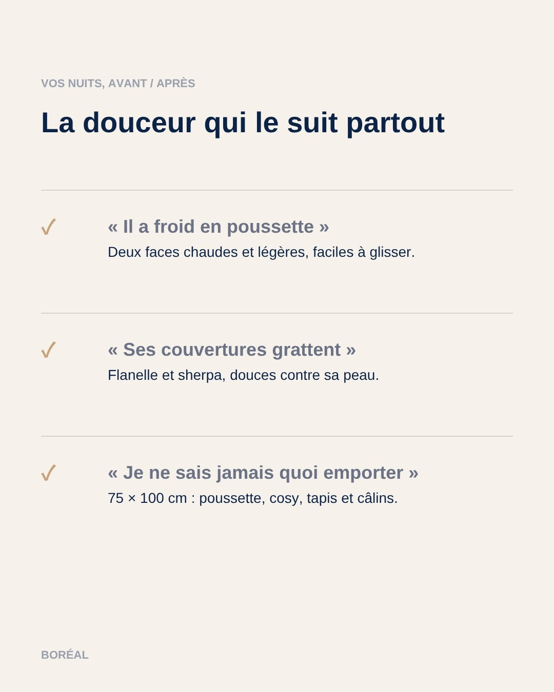 Couverture Boréal : avant et après