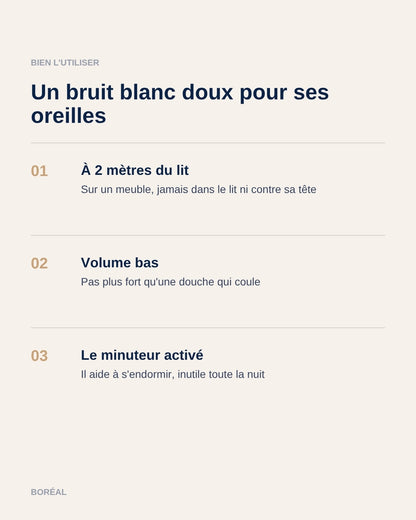 Bien utiliser un bruit blanc : trois règles de sécurité