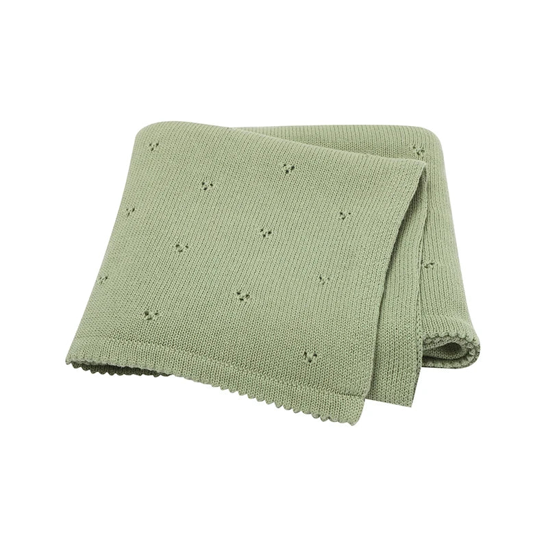 Couverture en coton tricoté Boréal modèle 4