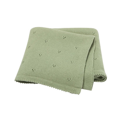 Couverture en coton tricoté Boréal modèle 4