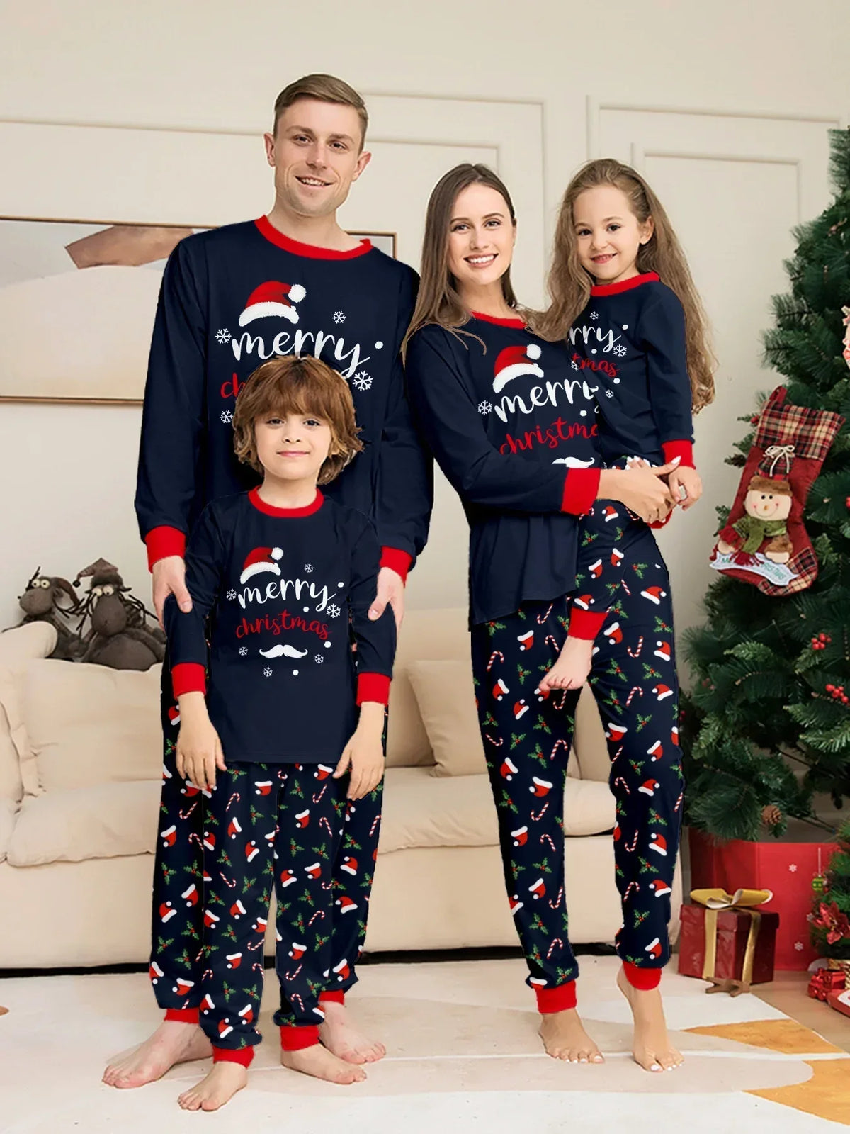Pyjama de Noël assorti pour toute la famille