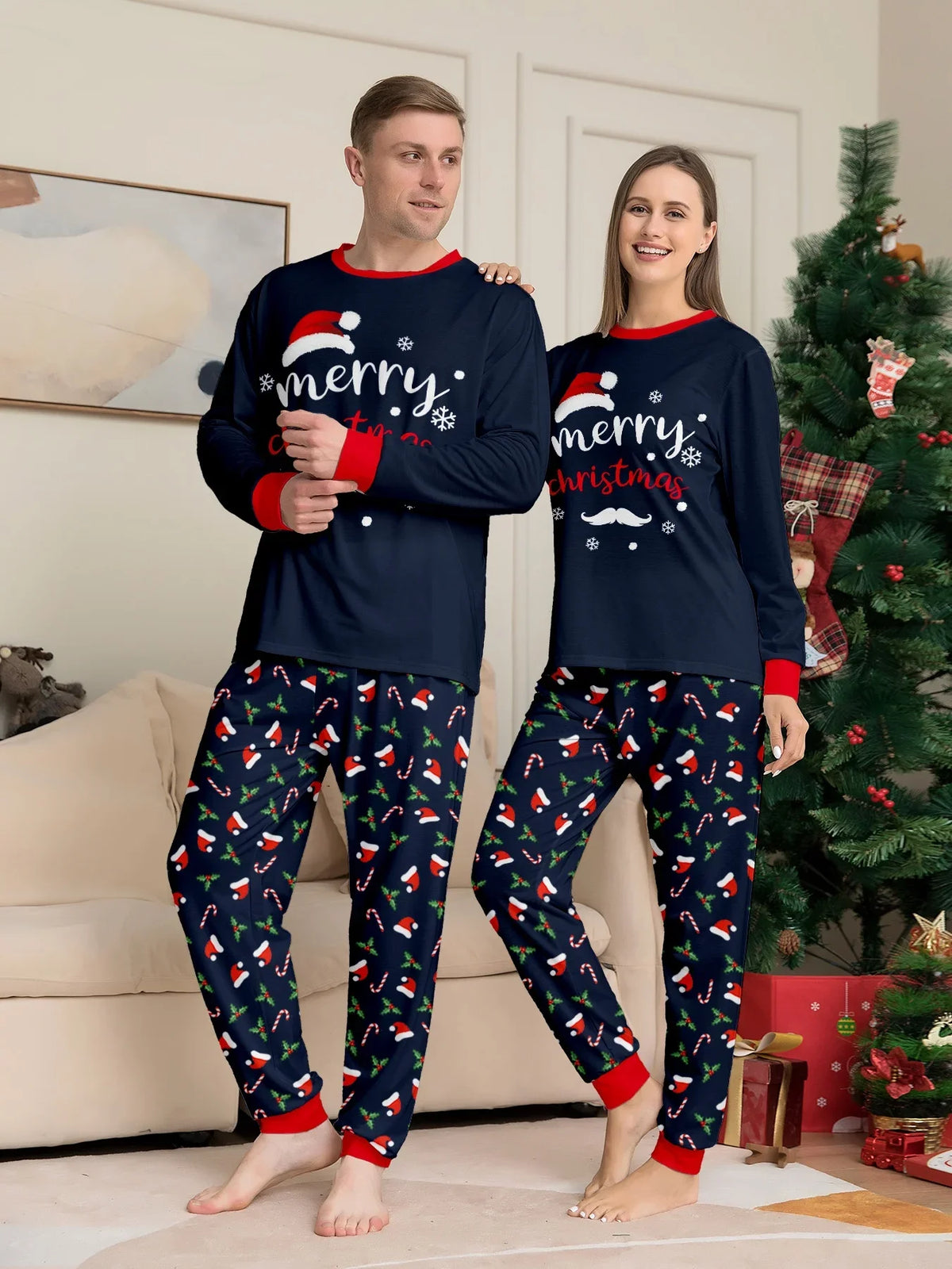Pyjama de Noël assorti pour toute la famille