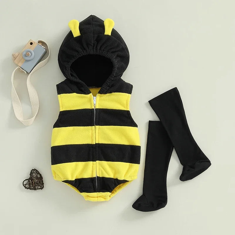 Déguisement abeille pour bébé avec capuche
