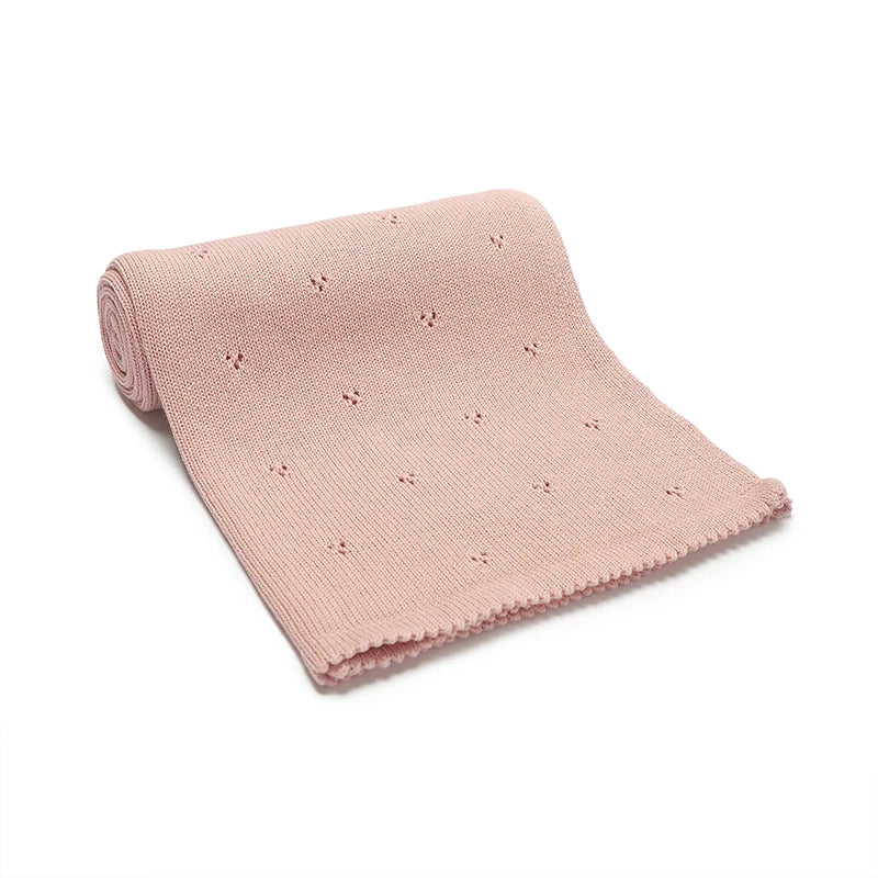Couverture en coton tricoté Boréal
