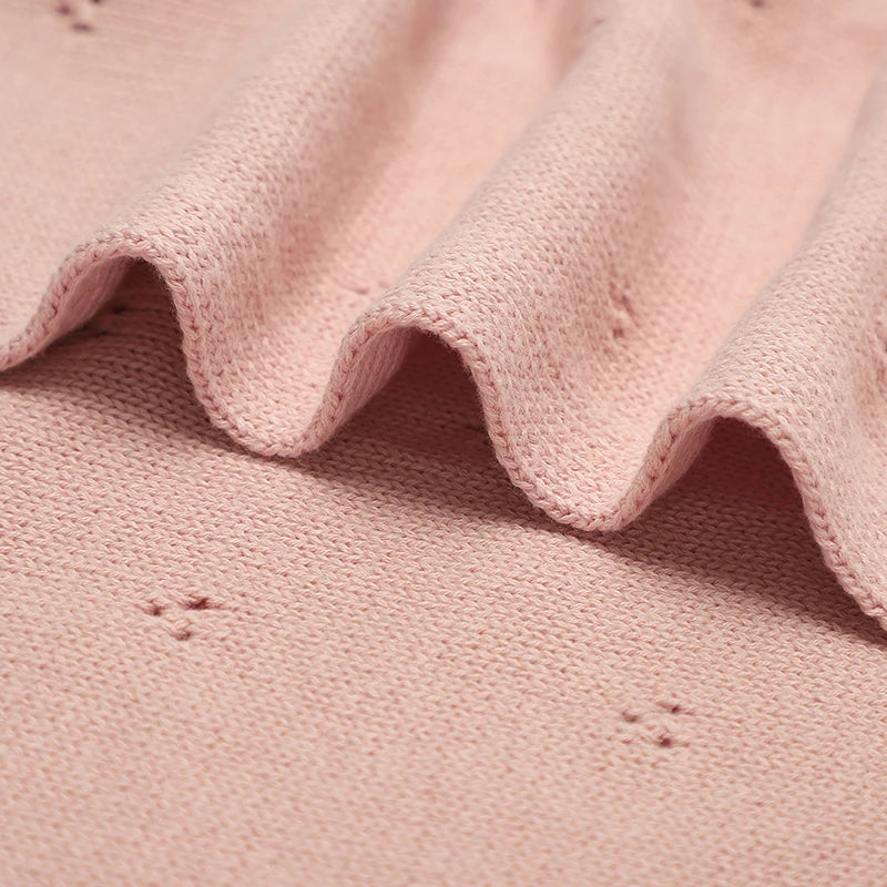 Couverture en coton tricoté Boréal