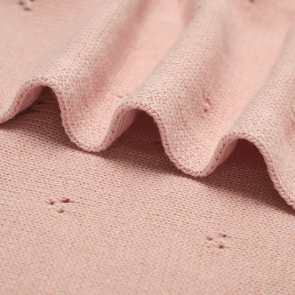 Couverture en coton tricoté Boréal