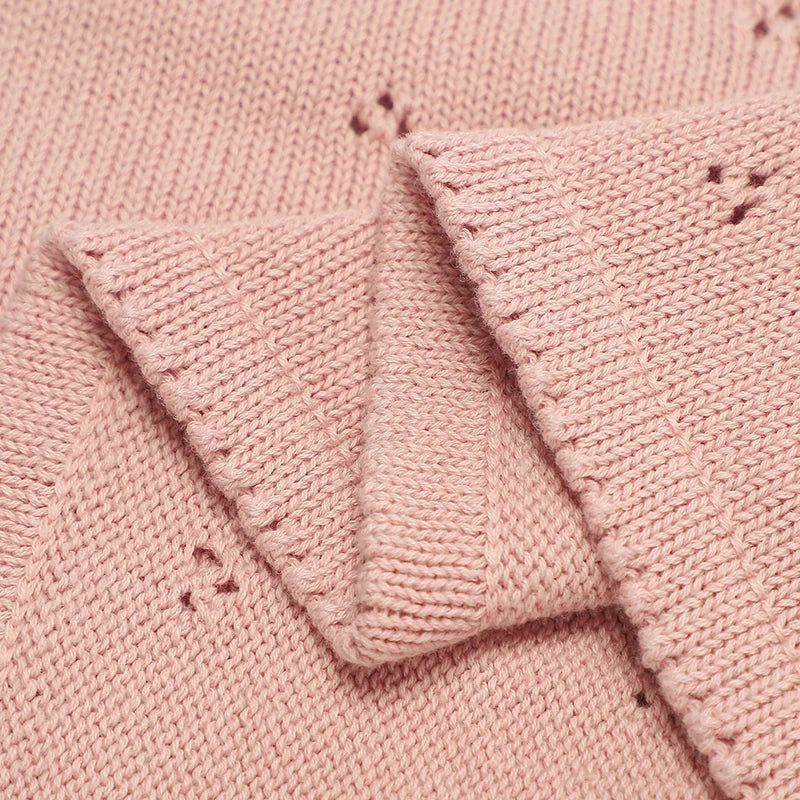 Couverture en coton tricoté Boréal
