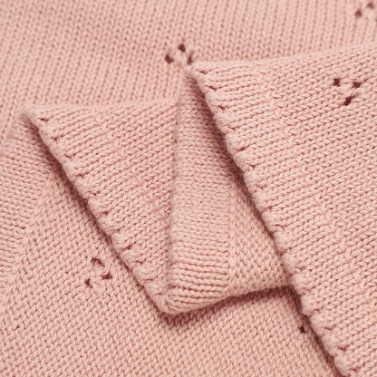 Couverture en coton tricoté Boréal
