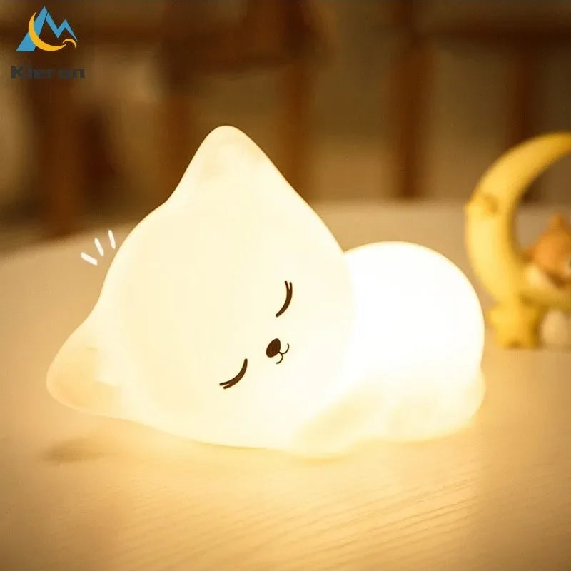 Veilleuse chat Boréal rechargeable USB