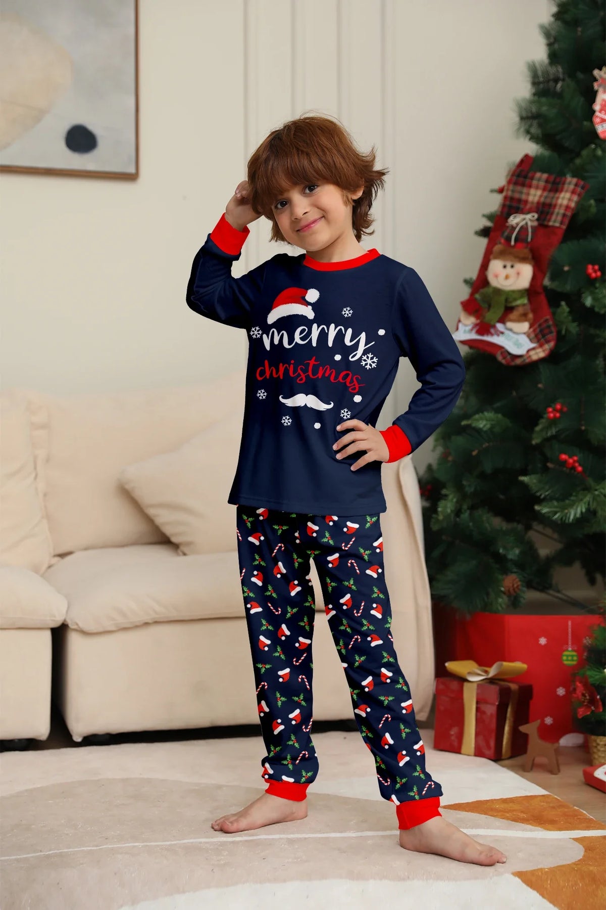 Pyjama de Noël assorti pour toute la famille