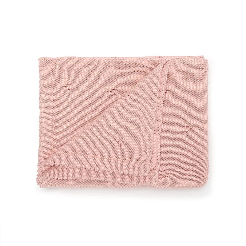 Couverture en coton tricoté Boréal