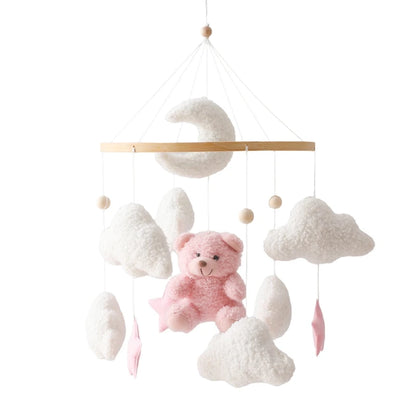 Mobile de lit Boréal ours rose