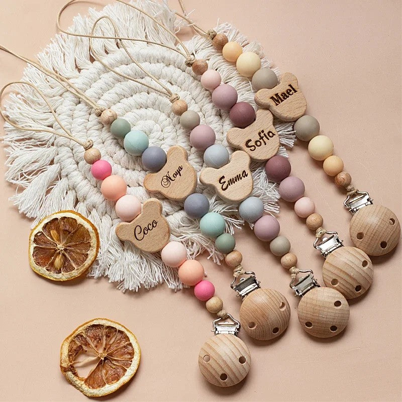 Attaches-tétines personnalisées Boréal, plusieurs coloris