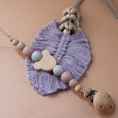 Attache-tétine Boréal, coloris lilas