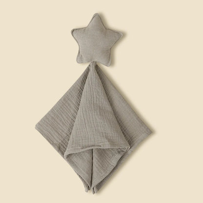Doudou plat étoile Boréal, coloris taupe