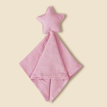 Doudou plat étoile Boréal, coloris rose