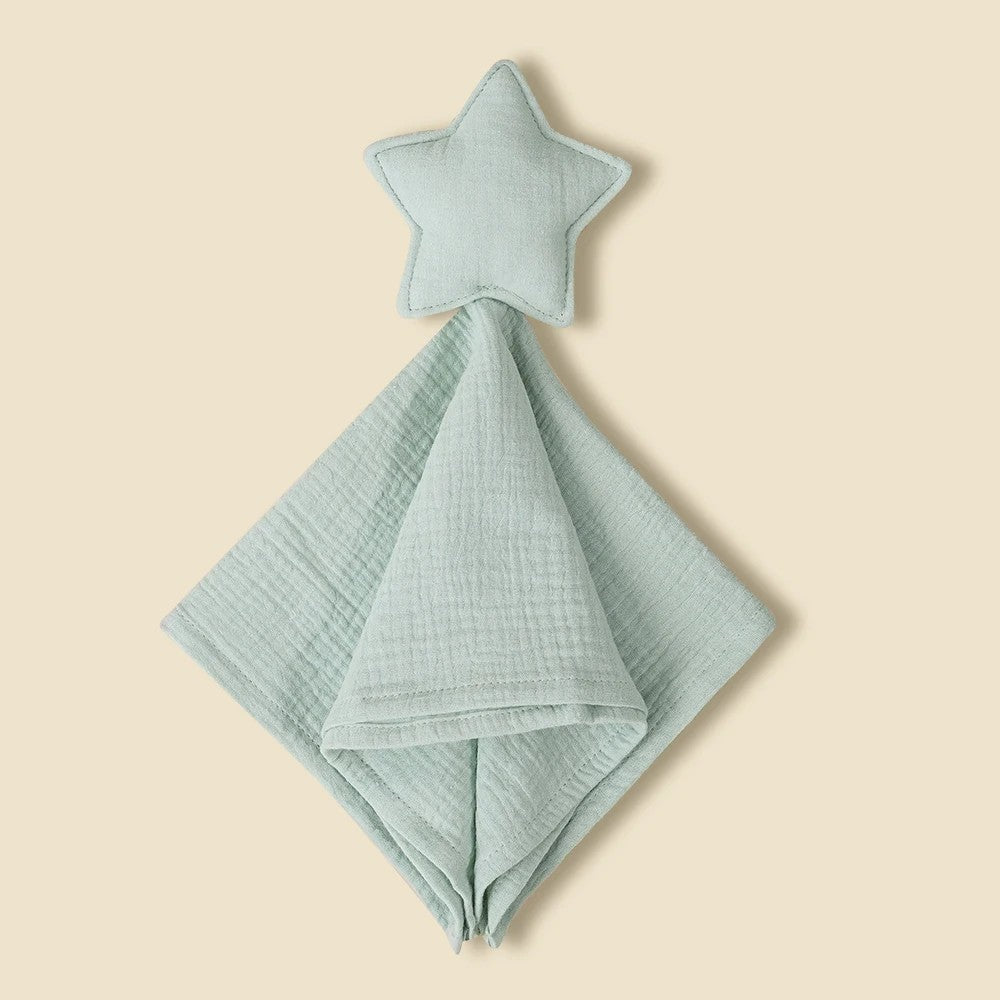 Doudou plat étoile Boréal, coloris sauge