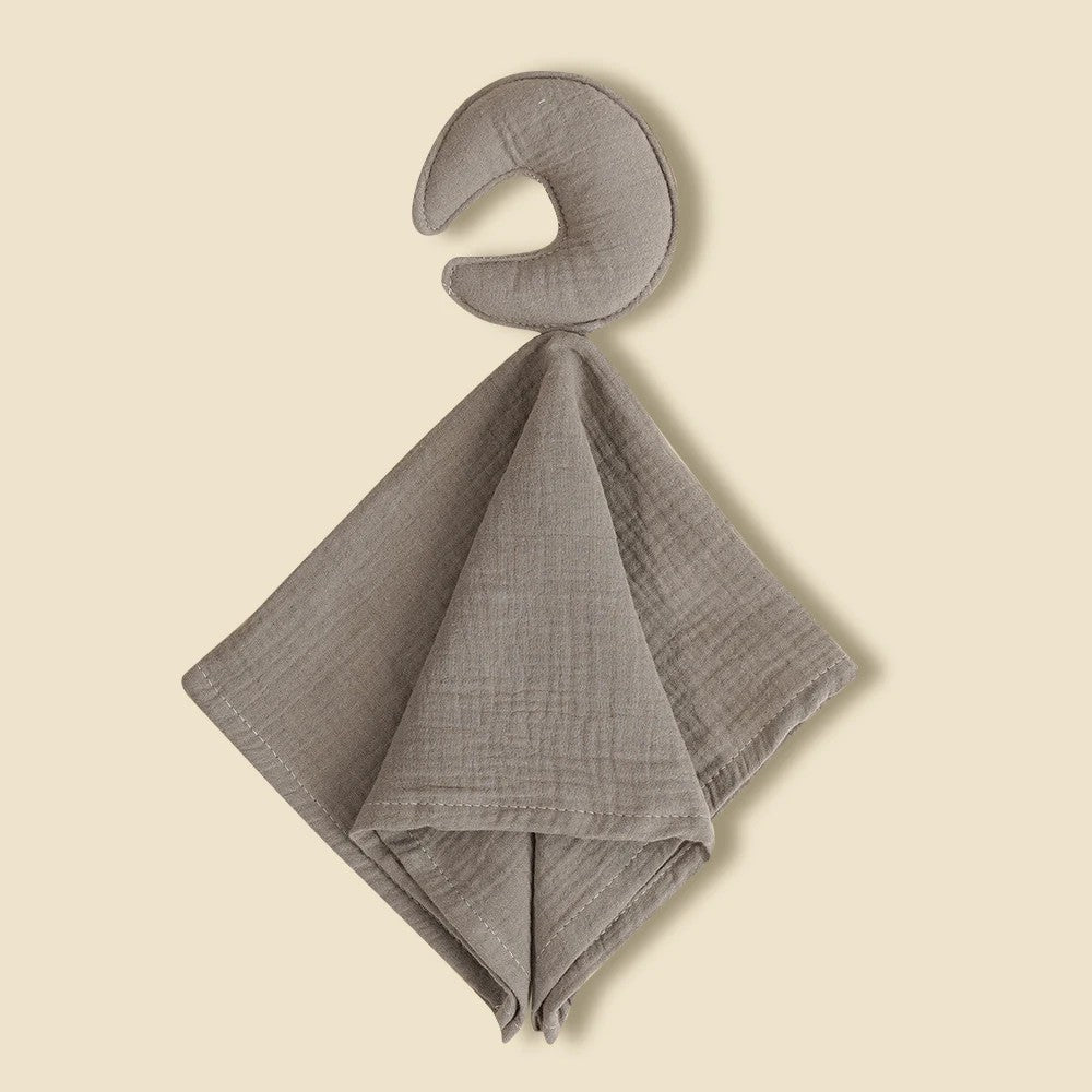 Doudou plat lune Boréal, coloris taupe