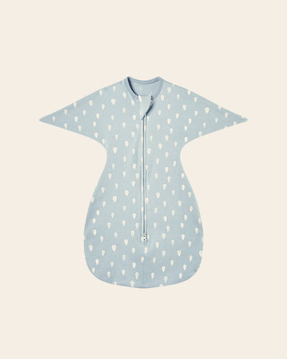 Motif Gouttes bleues